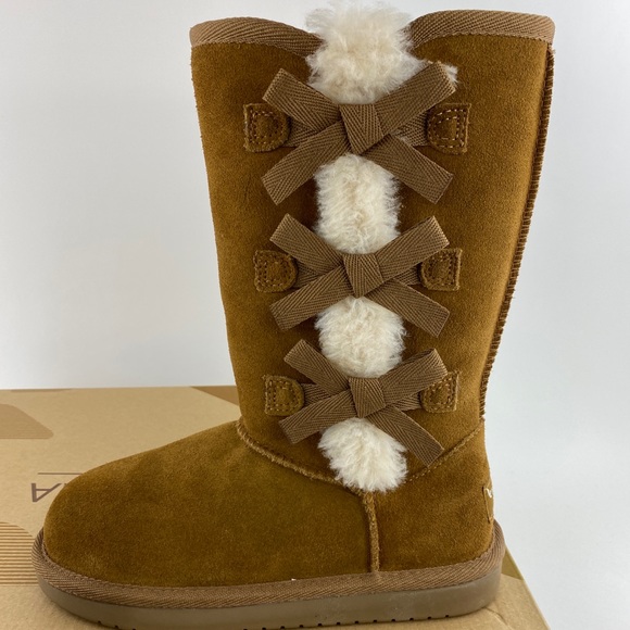 NEW Koolaburra By UGG Victoria Tall Chestnut Boots - Picture 5 of 12